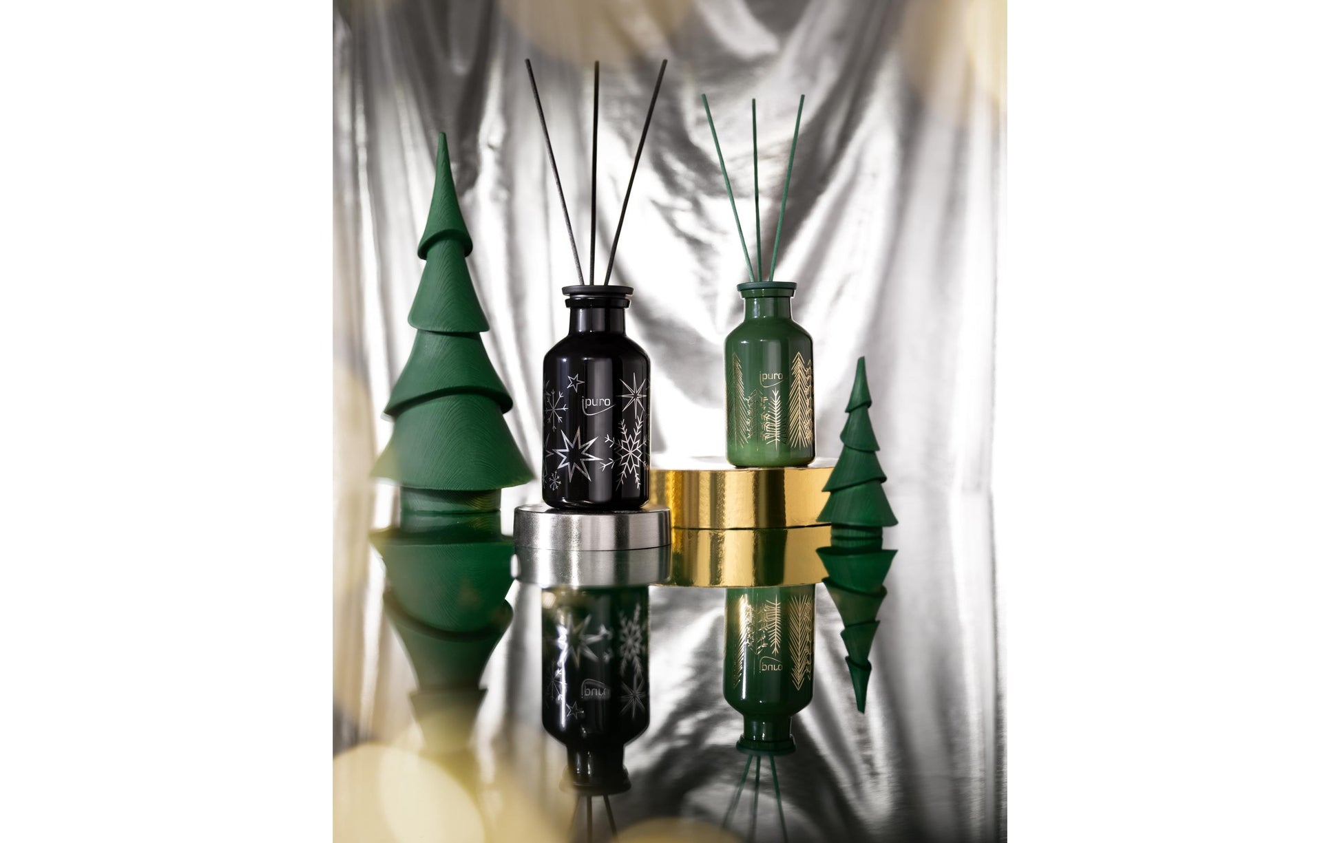 ipuro Duftstäbchen Festive Evergreen Kiefer, Braun – 240 ml