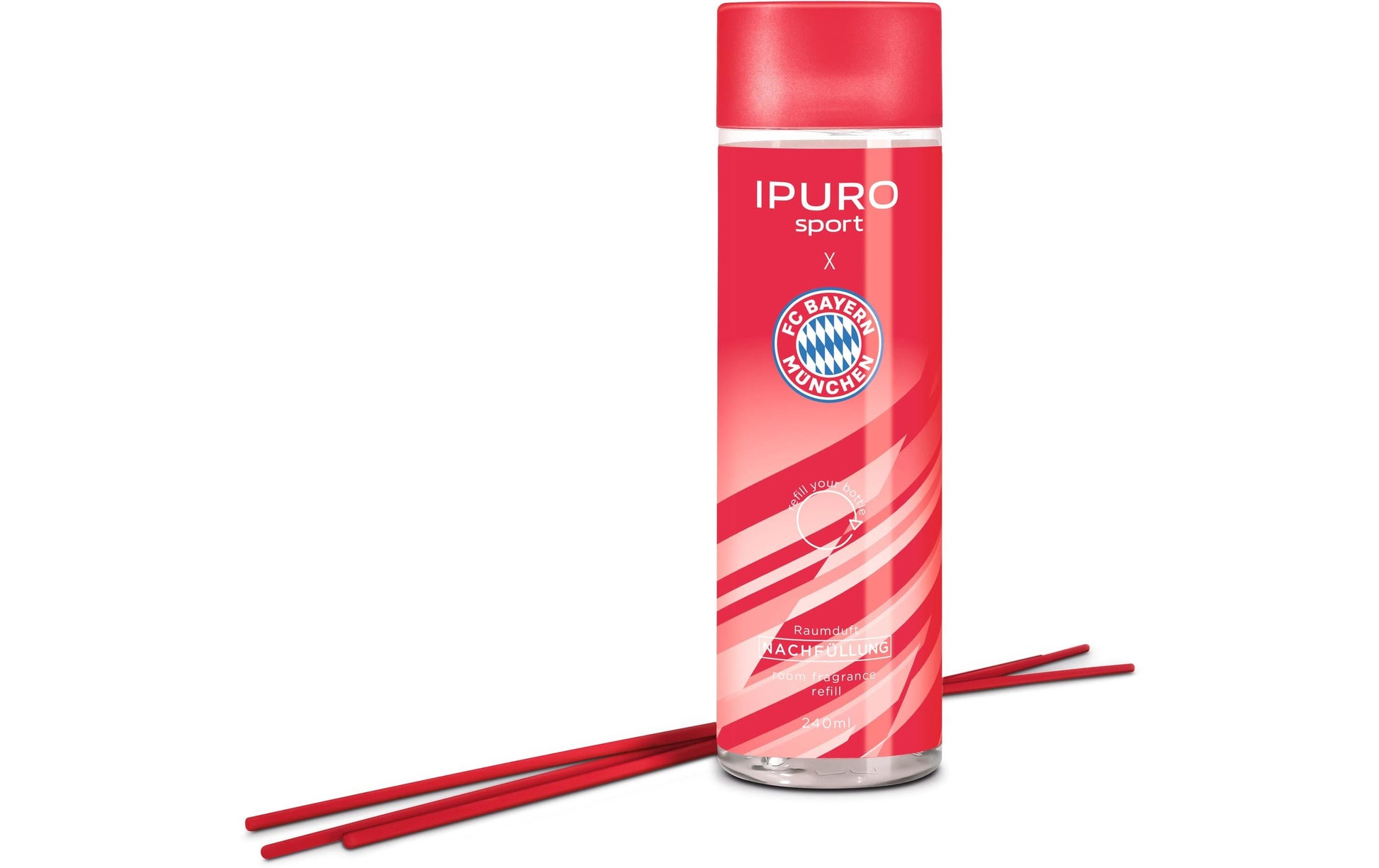 ipuro Nachfüllung für Duftstäbchen, FC Bayern München, 240 ml