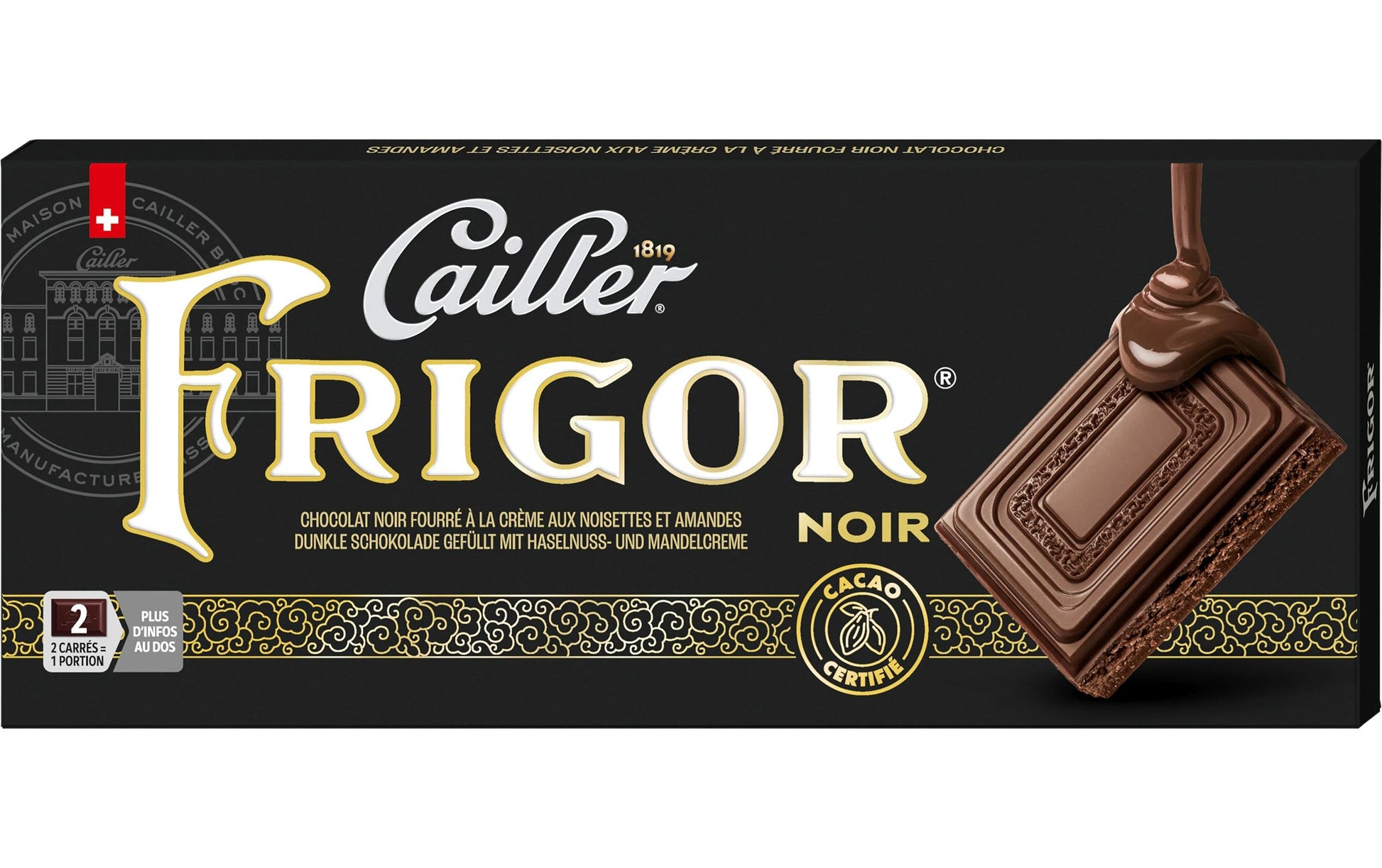 Cailler Frigor Schokolade – Dunkel – 100 g