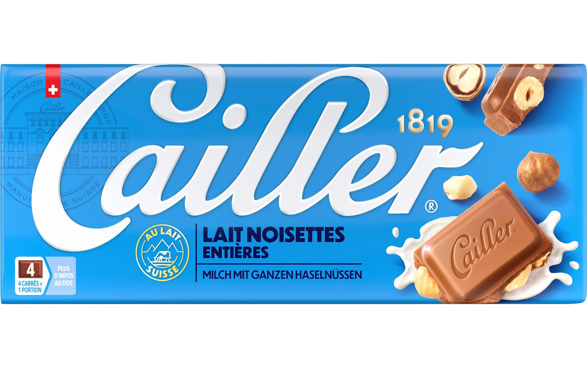 Cailler Milch-Nuss Schokolade – 100 g