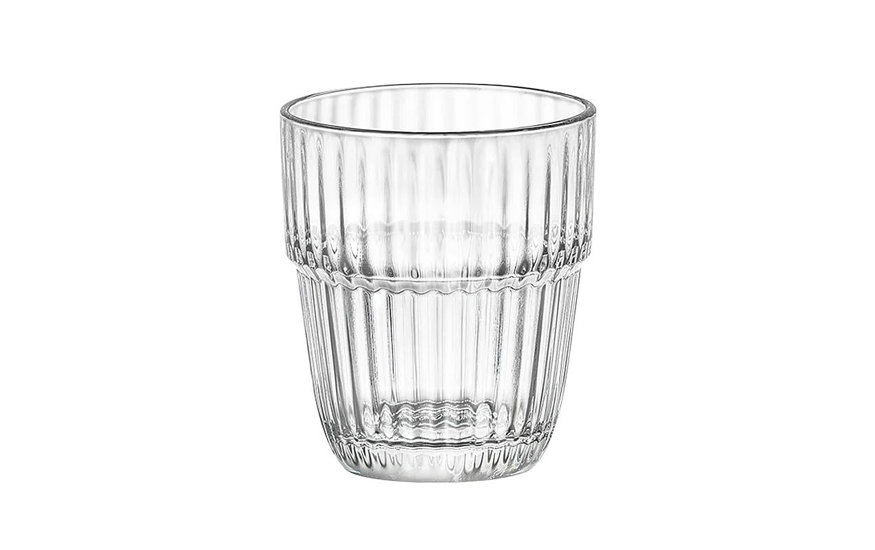 Bormioli Rocco Barshine Trinkglas – 6er Set, 210 ml, Ø 7,6 cm, H 8,4 cm, Gehärtetes Glas, Transparent