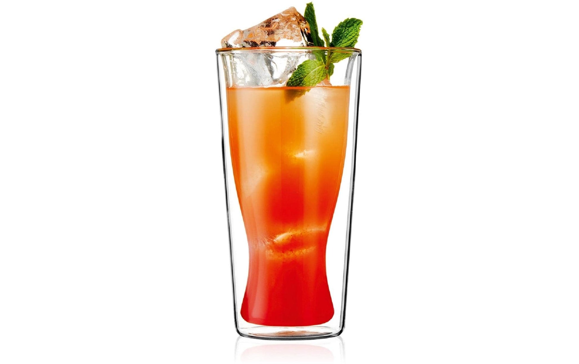 Bodum Trinkglas – 2er Set, 350 ml, Ø 8,2 cm, H 16,2 cm, Borosilikatglas, doppelwandig, spülmaschinenfest