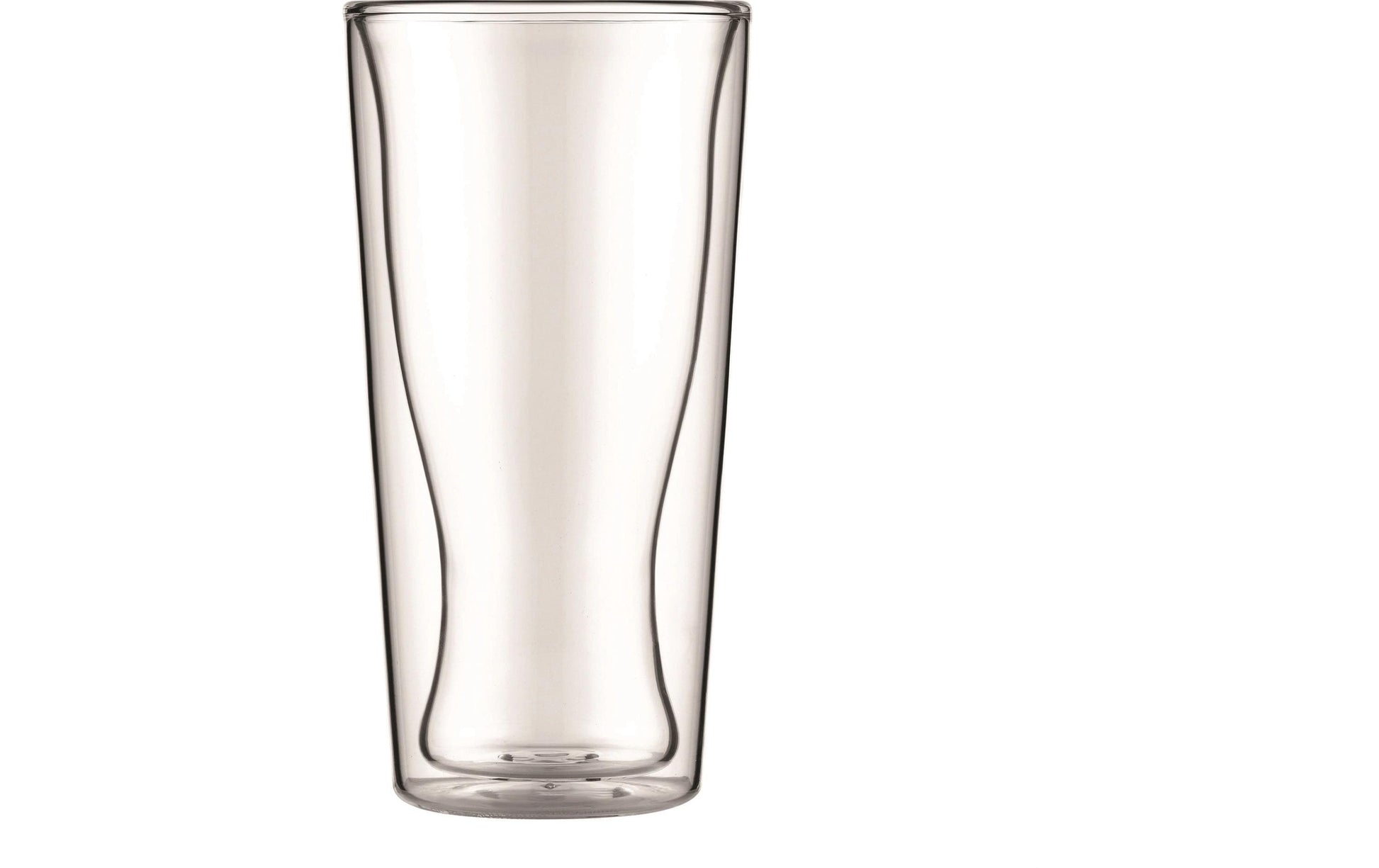 Bodum Trinkglas – 2er Set, 350 ml, Ø 8,2 cm, H 16,2 cm, Borosilikatglas, doppelwandig, spülmaschinenfest