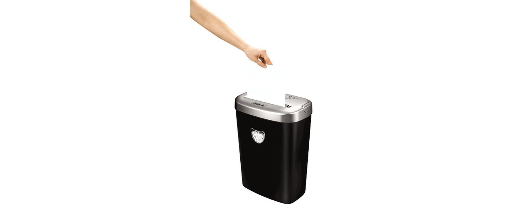 Fellowes Powershred 53C – Aktenvernichter, DIN P-4, Partikelschnitt 4 × 35 mm, 10 Blatt, 23 l