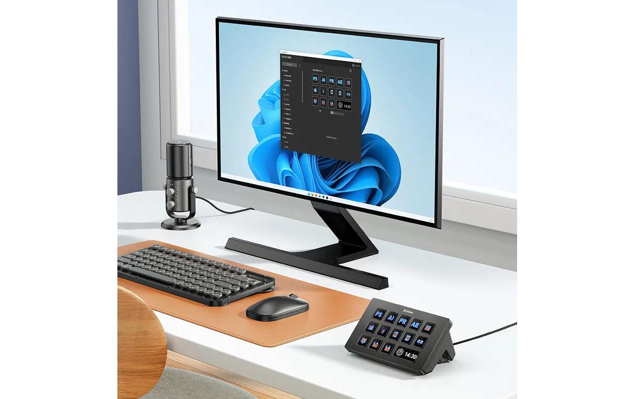 Ulanzi D200 – Tastatur – kabelgebunden (USB‑A) – Schwarz