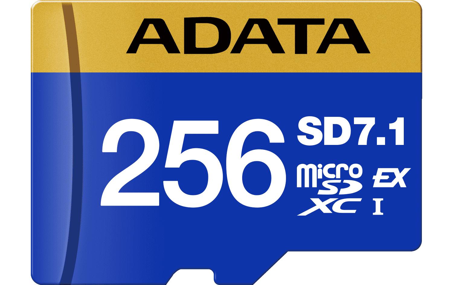 ADATA microSDXC-Speicherkarte – 256 GB, V60, 800/700 MB/s, SD-Adapter – für Nintendo Switch 2