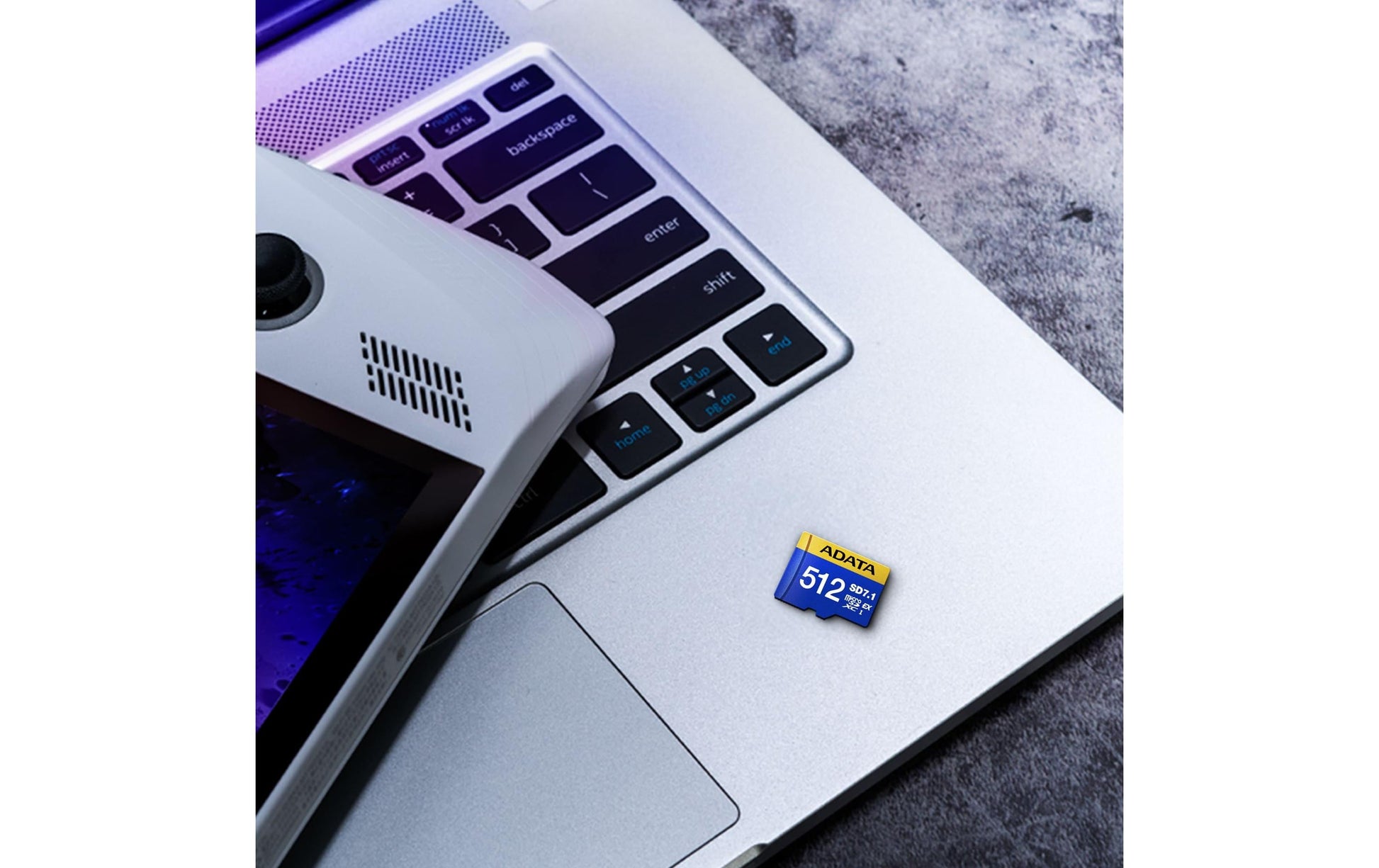 ADATA microSDXC-Karte – 512 GB, V60, 800/700 MB/s, mit SD-Adapter
