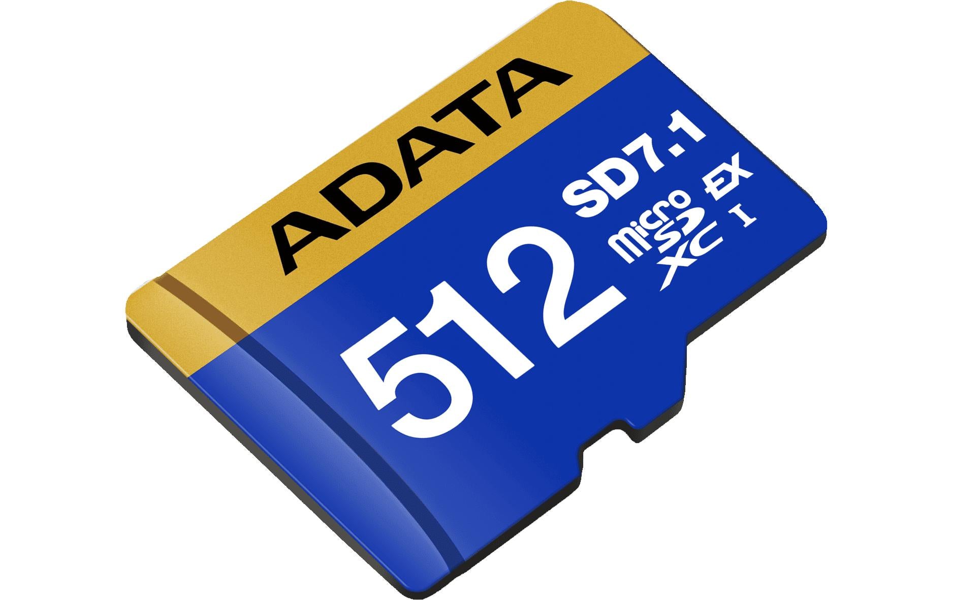 ADATA microSDXC-Karte – 512 GB, V60, 800/700 MB/s, mit SD-Adapter