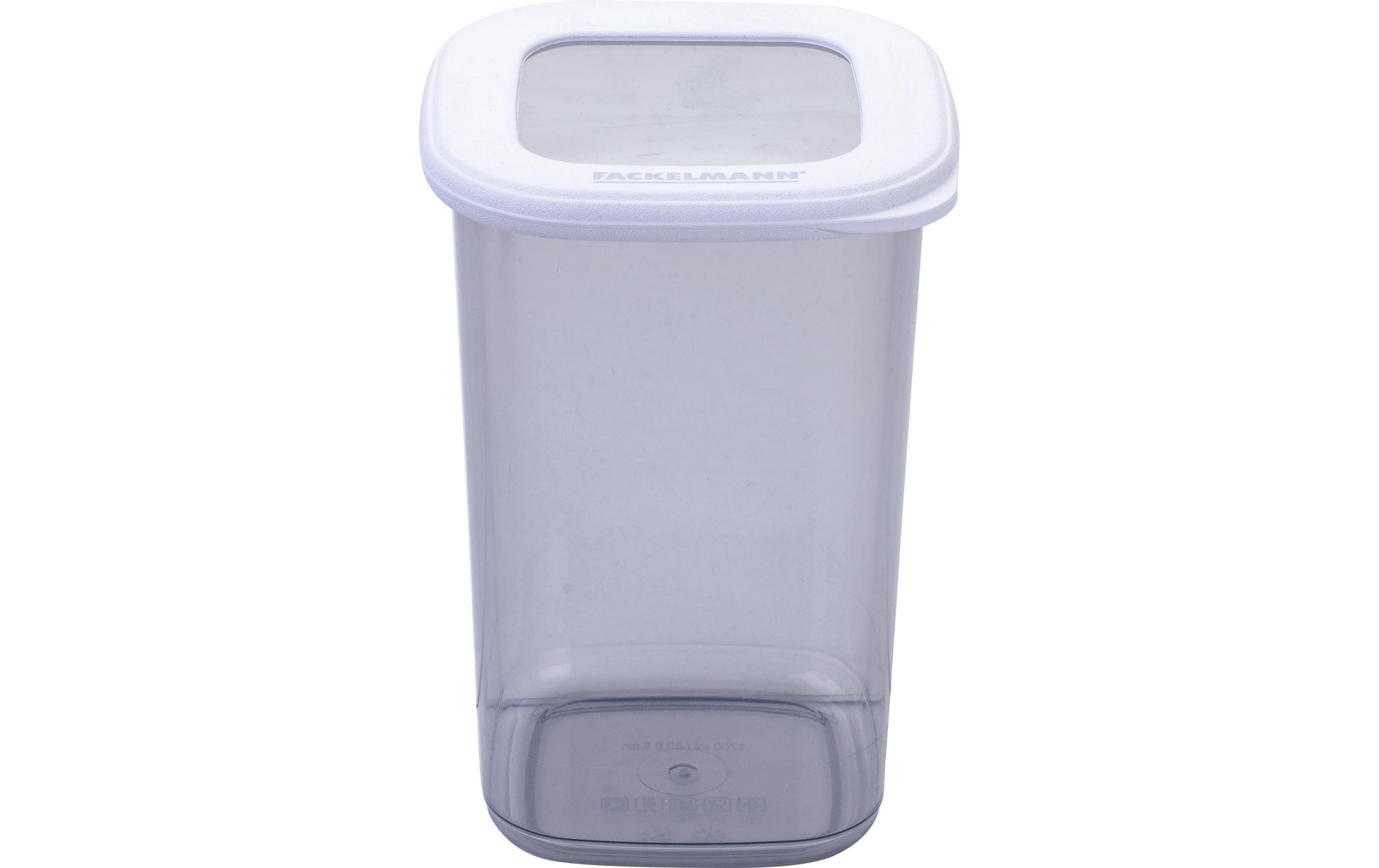 Fackelmann Vorratsdose 1,2 l, Polypropylen (PP)/TPE, transparent