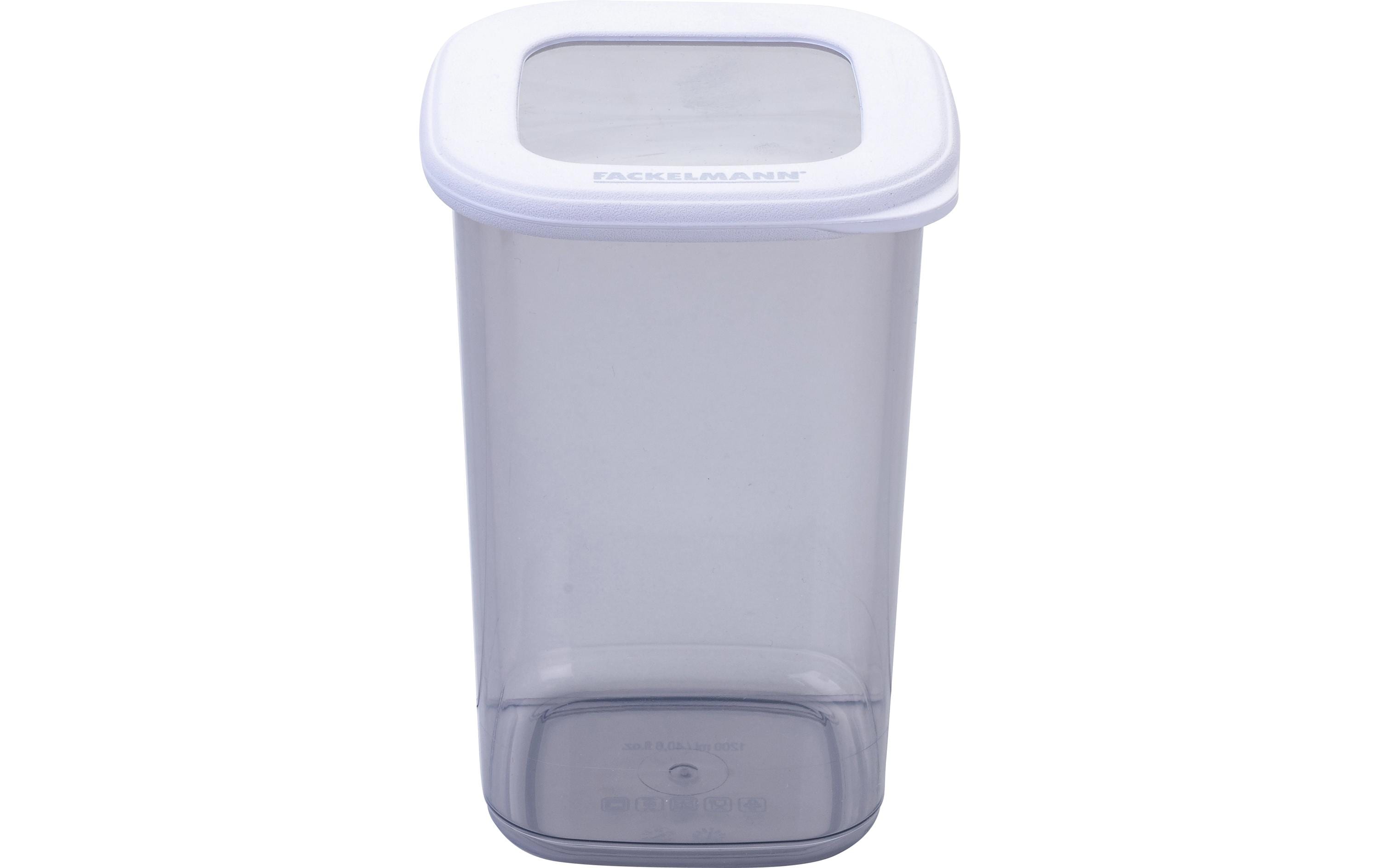 Fackelmann Vorratsdose 1,2 l, Polypropylen (PP)/TPE, transparent
