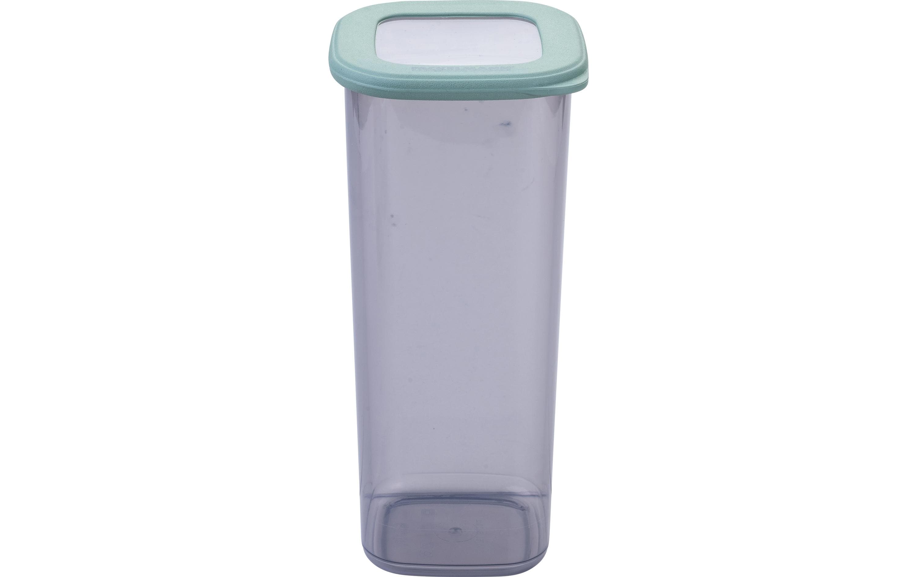 Fackelmann Vorratsdose 1,8 l, Kunststoff, transparent/grün