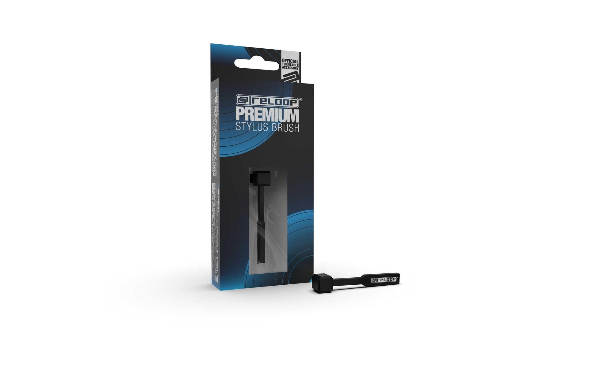 Reloop Premium Stylus Bürste – Nadelbürste – Schwarz