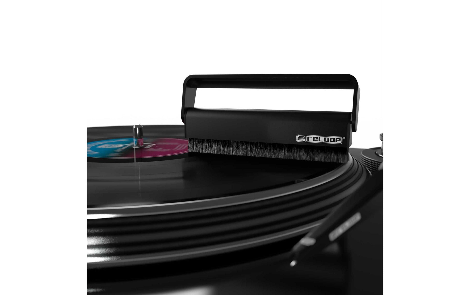 Reloop Premium – Reinigungsbürste – Kohlefaser – Schwarz