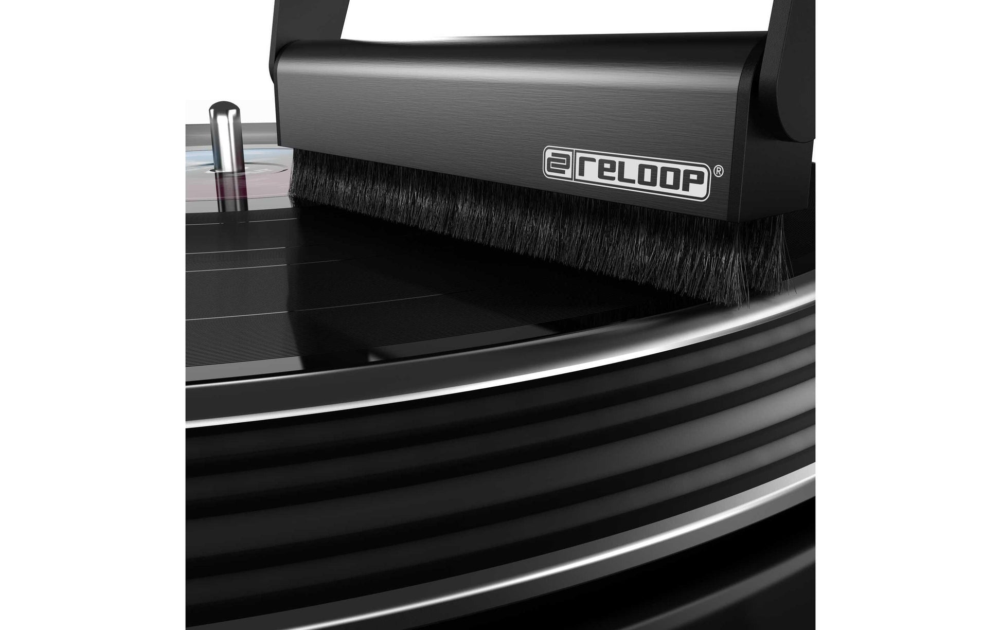 Reloop Premium – Reinigungsbürste – Kohlefaser – Schwarz