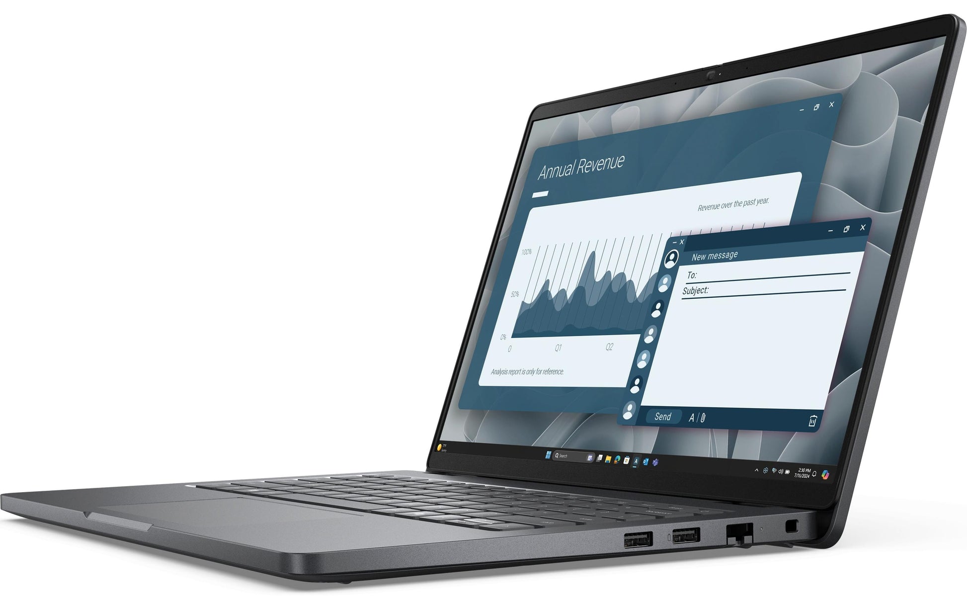 Dell Pro 14 Laptop – Wi‑Fi, Ethernet, Bluetooth – Netzstrom 100–240 V – 313,7 × 225,3 × 20,4 mm