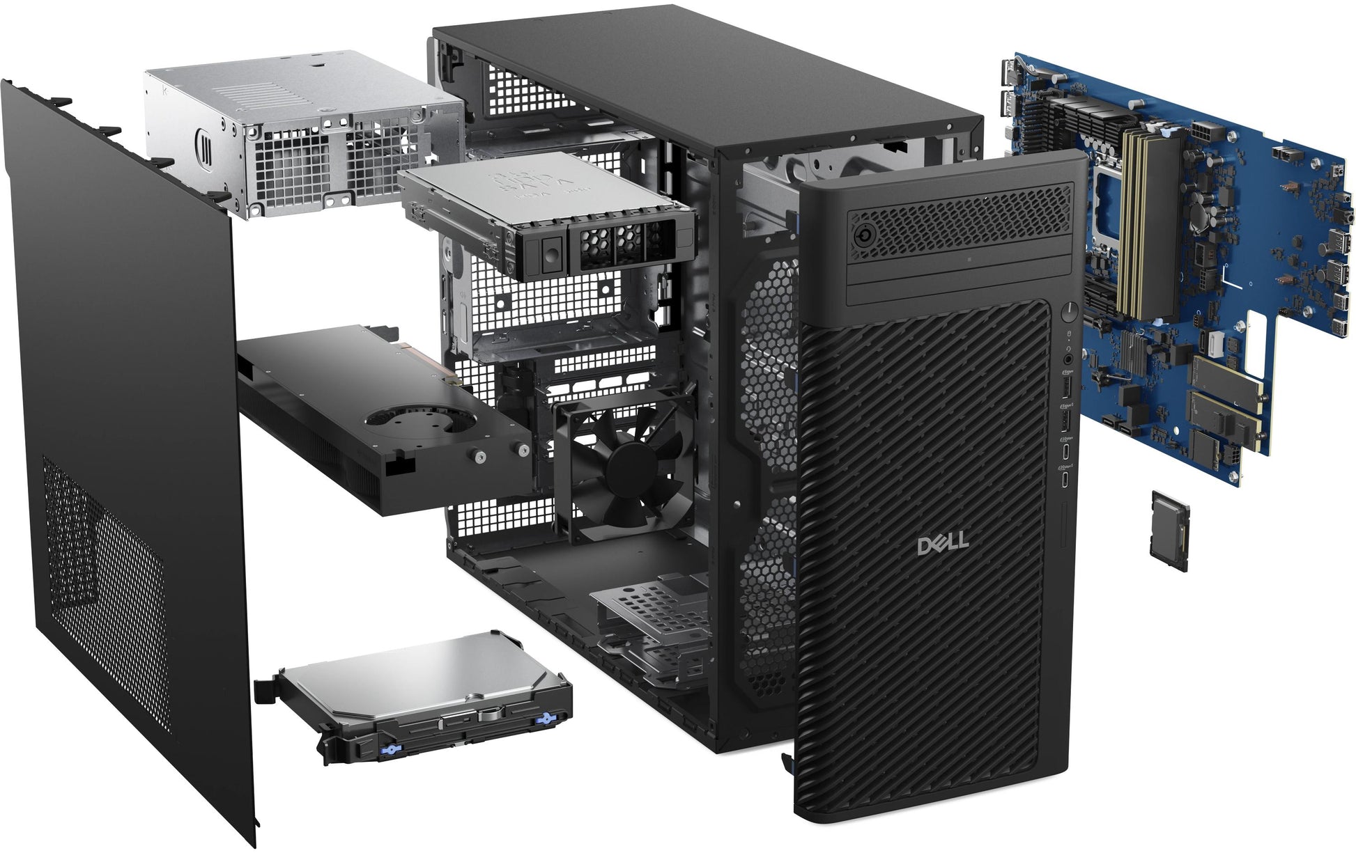 Dell Pro Max TW T2 U7-265K PC – Ethernet – Netzstrom 90–264 V – 187,7 × 438 × 387 mm