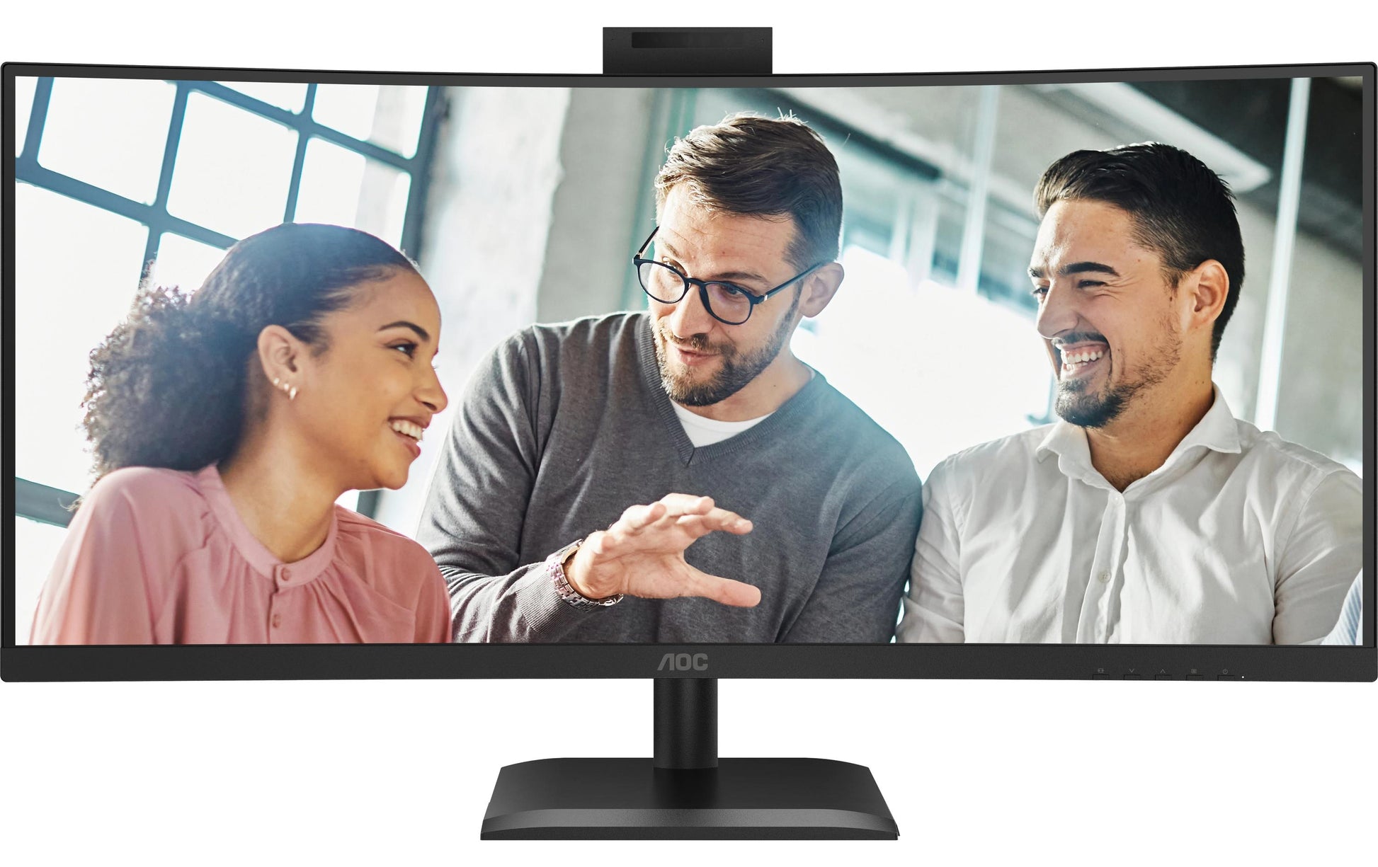 AOC CU34E4CW – Monitor, 34", 3440 × 1440 (UWQHD), VA, 120 Hz, 300 cd/m²