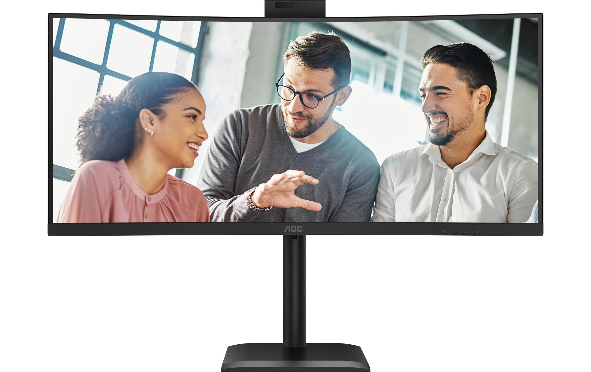 AOC CU34E4CW – Monitor, 34", 3440 × 1440 (UWQHD), VA, 120 Hz, 300 cd/m²
