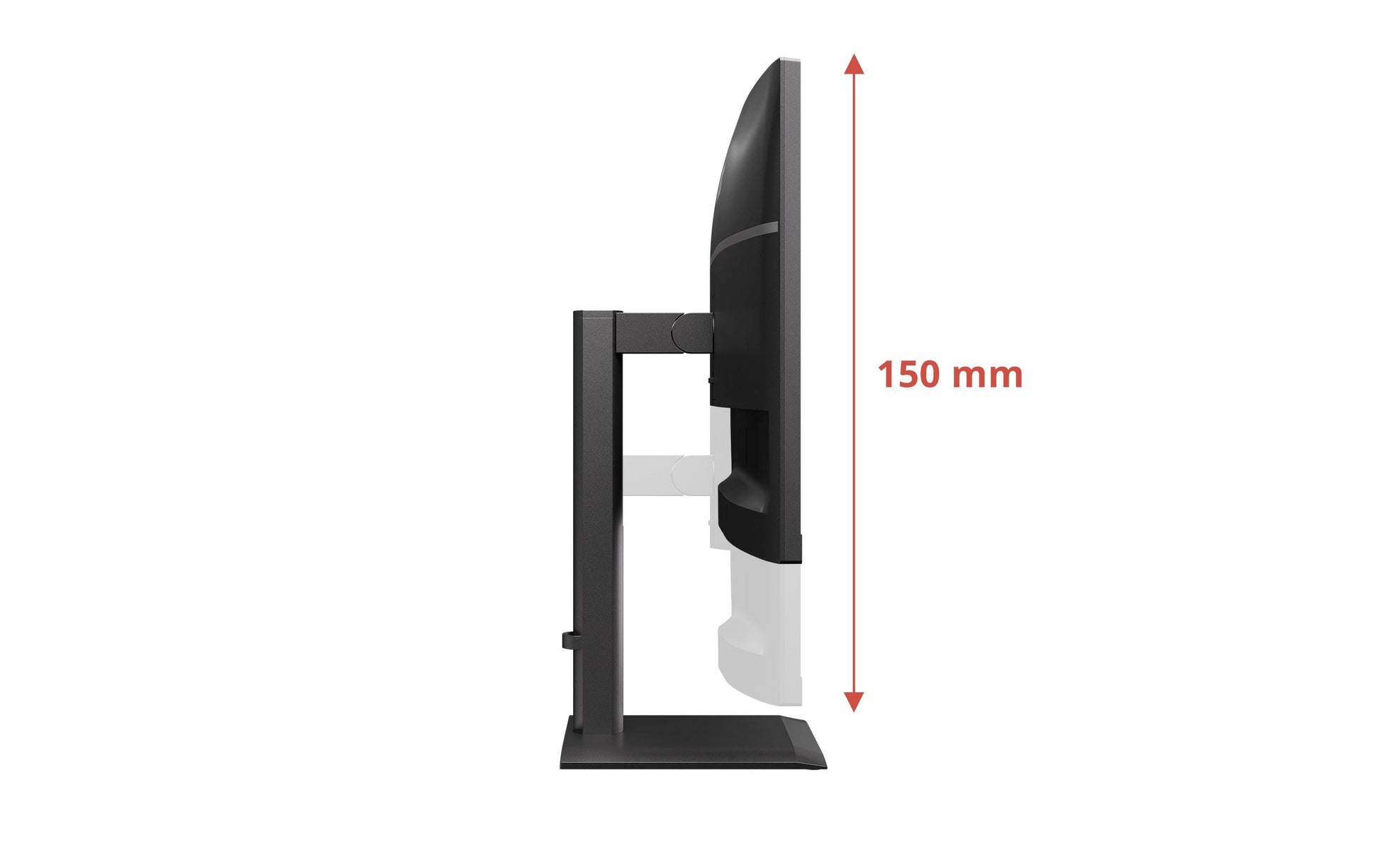AOC U27E4CV – Monitor, 27", IPS, 60 Hz, 400 cd/m², USB-C, USB-Hub, Adaptive Sync, VESA 100 × 100, Schwarz