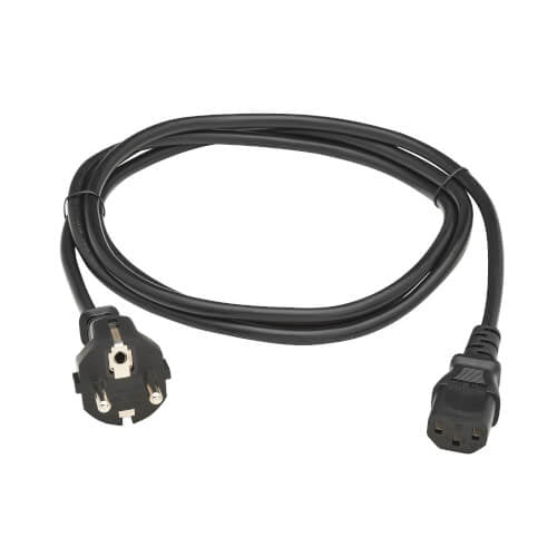 Eaton Netzkabel, IEC C13 auf Schuko (CEE 7/7), 250 V, 2 m, Schwarz