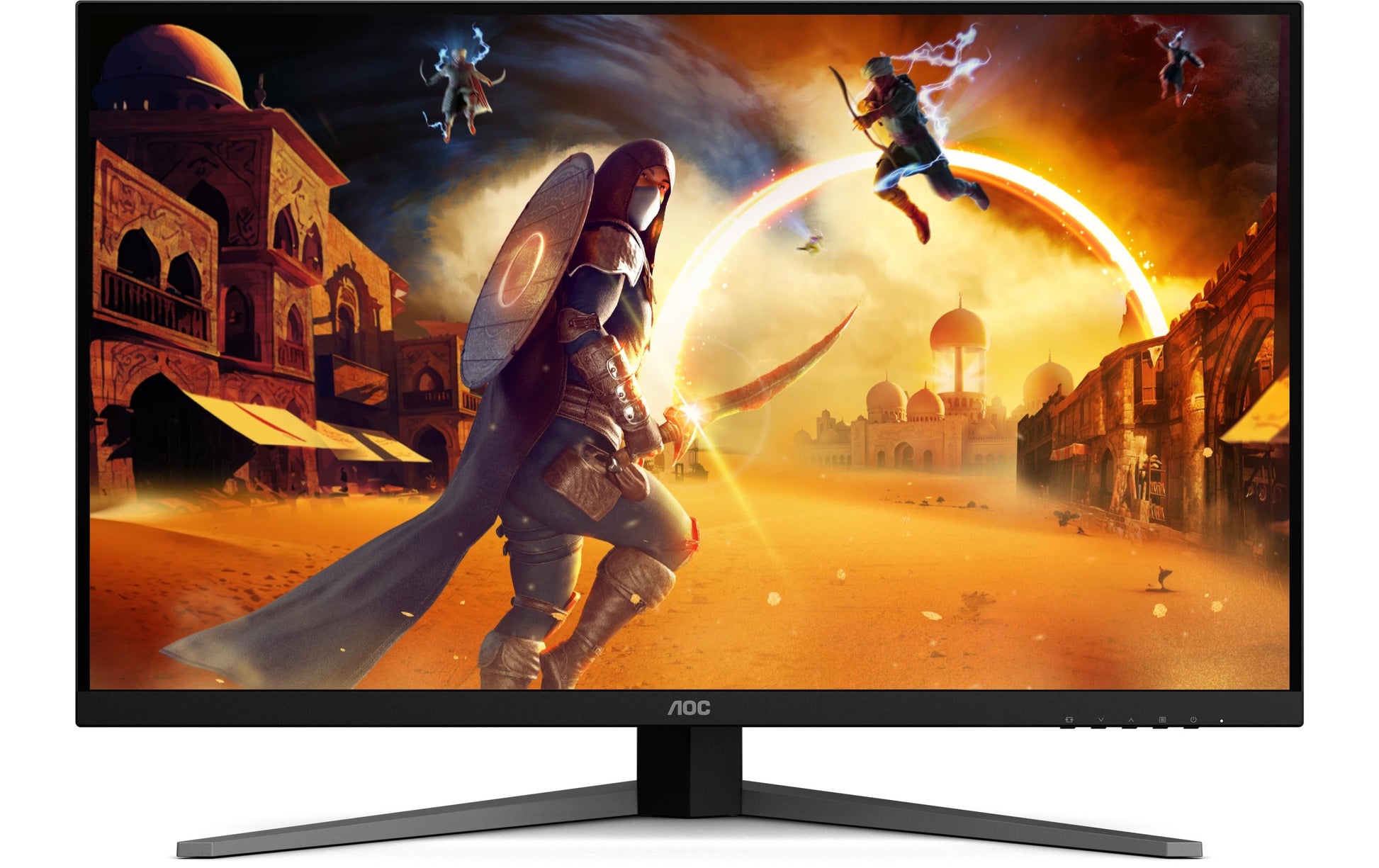 AOC U32G4U – Monitor, 31,5", 3840 × 2160 (UHD 4K), IPS, 160 Hz, Adaptive Sync, VESA 100 × 100, Schwarz