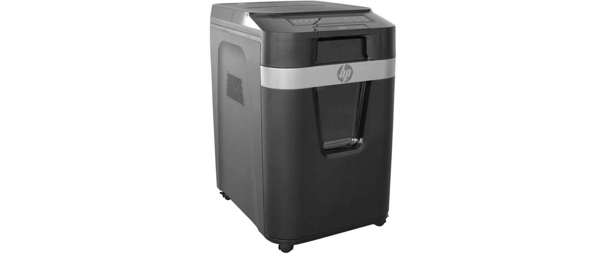 HP ProShred 200CC – Aktenvernichter mit Autofeed 200 Blatt, DIN P-4, Partikelschnitt 4 × 20 mm, 32,2 l
