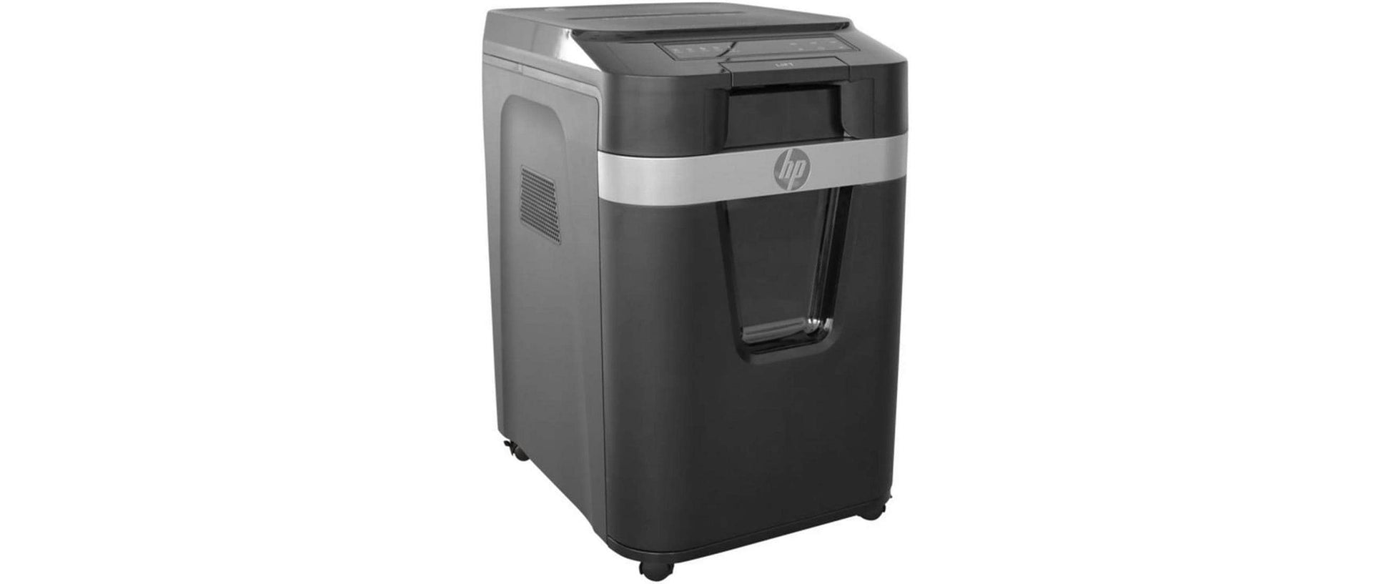 HP ProShred Auto 200MC – Aktenvernichter mit Autofeed 200 Blatt, DIN P-5, Mikroschnitt 2 × 12 mm, 32,2 l