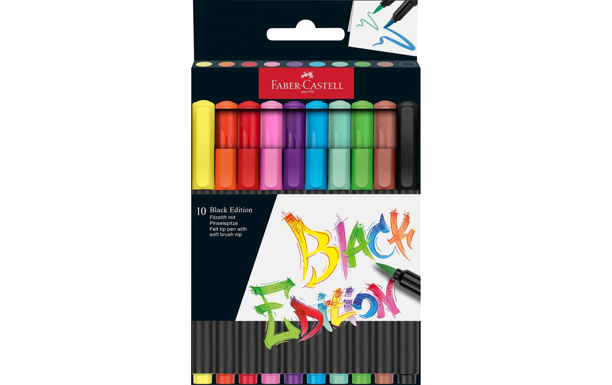 Faber-Castell Auswaschbare Filzstifte, 10 Farben
