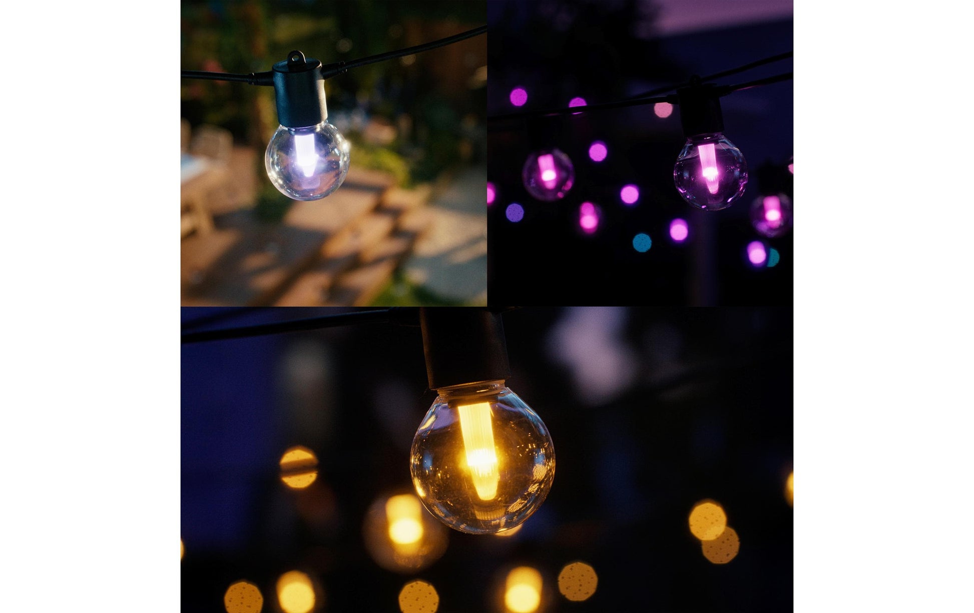 Philips Hue Festavia Globe Outdoor LED-Aussenleuchte – 17,1 W, 1000–20000 K, 100–240 V