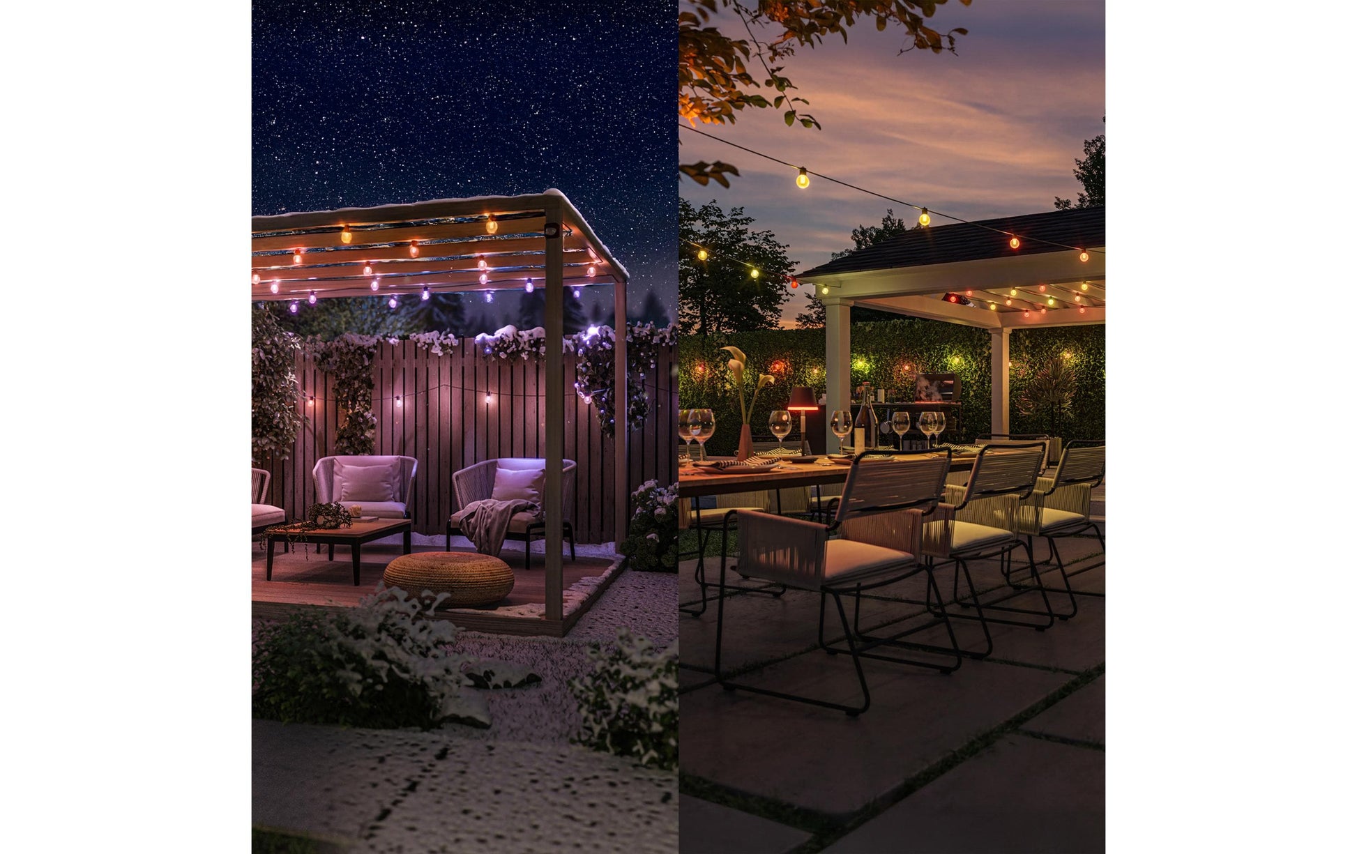 Philips Hue Festavia Globe Outdoor LED-Aussenleuchte – 17,1 W, 1000–20000 K, 100–240 V