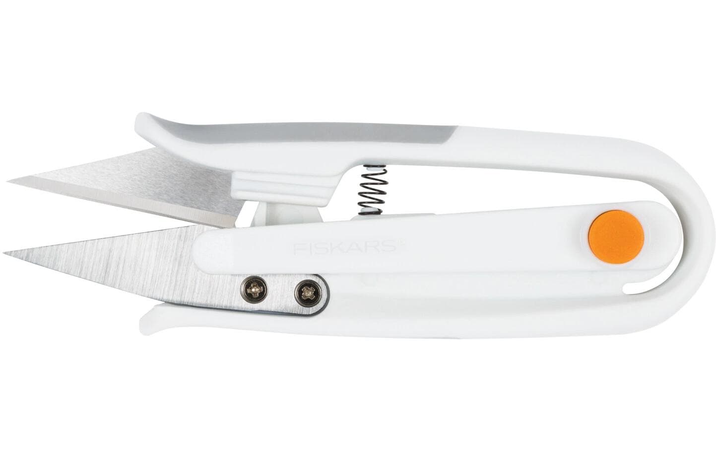 Fiskars Fadentrennschere EasyAction 15,4 cm – beidhändig, Edelstahl, orange