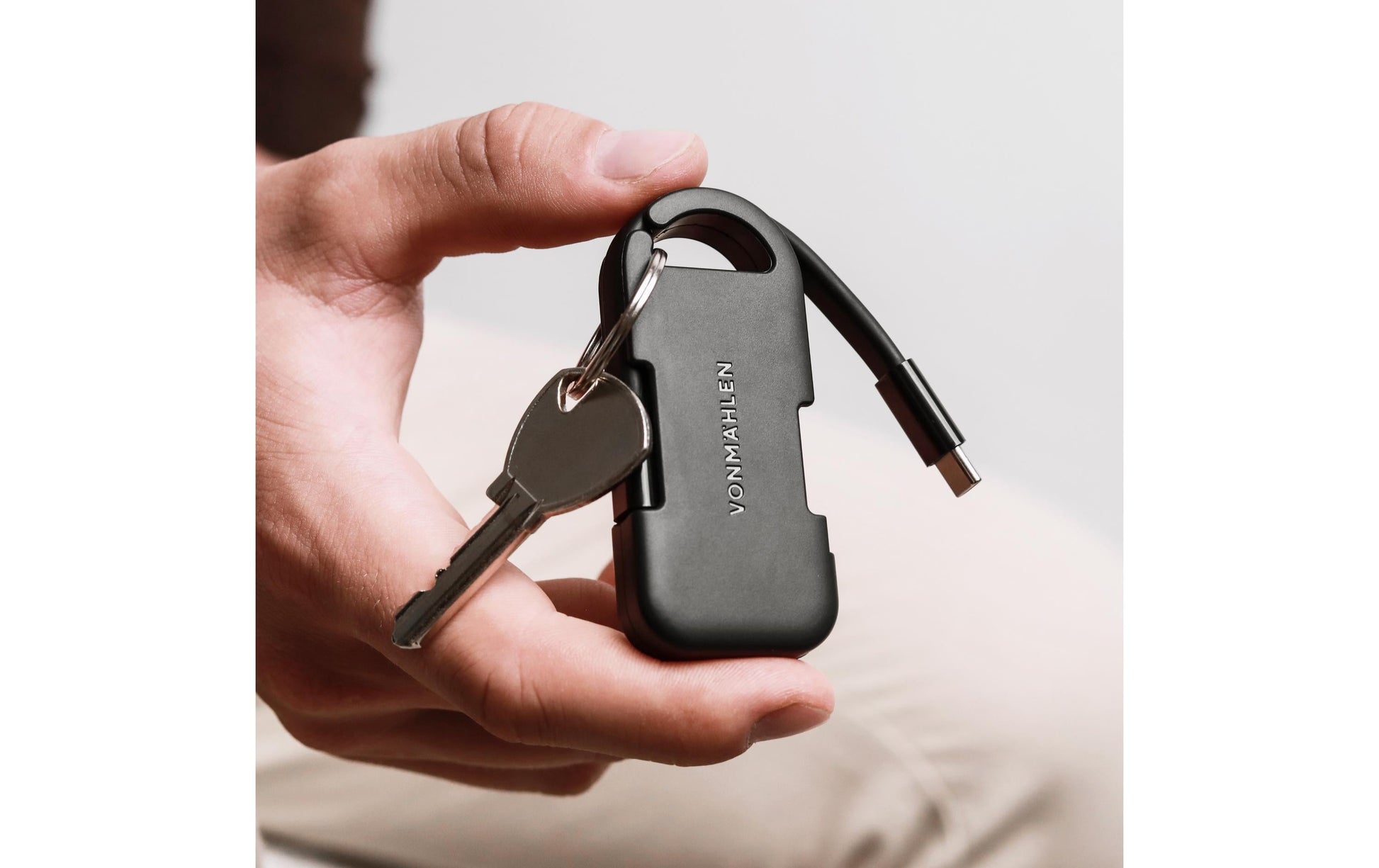 Vonmählen Evergreen Go Powerbank 1'000 mAh – 5 W PD, 1× USB-C, schwarz