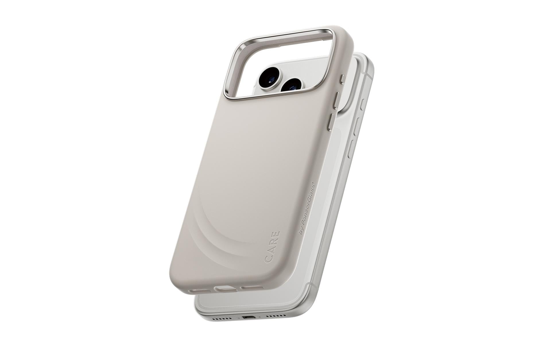 PanzerGlass Backcover Feature FLOW – für Apple iPhone 17 Pro Max – Vanilla – Silikon – MagSafe-kompatibel