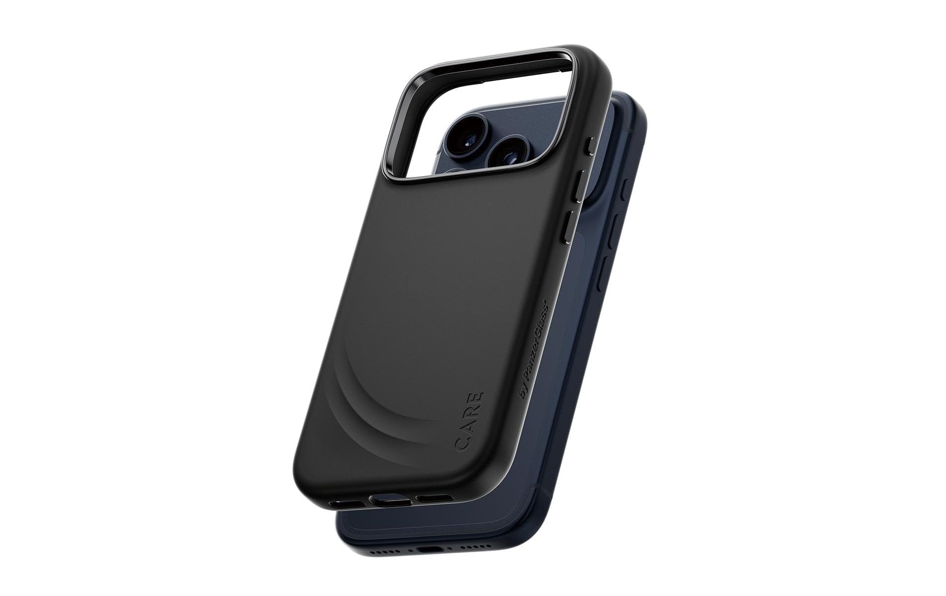 PanzerGlass Backcover – für Apple iPhone 17 Pro – schwarz – Silikon – MagSafe-kompatibel