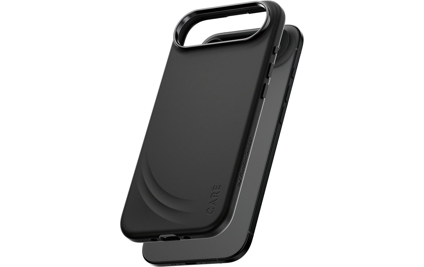 PanzerGlass Backcover FLOW – für Apple iPhone 17 Air – schwarz – Silikon – MagSafe-kompatibel, stossfest