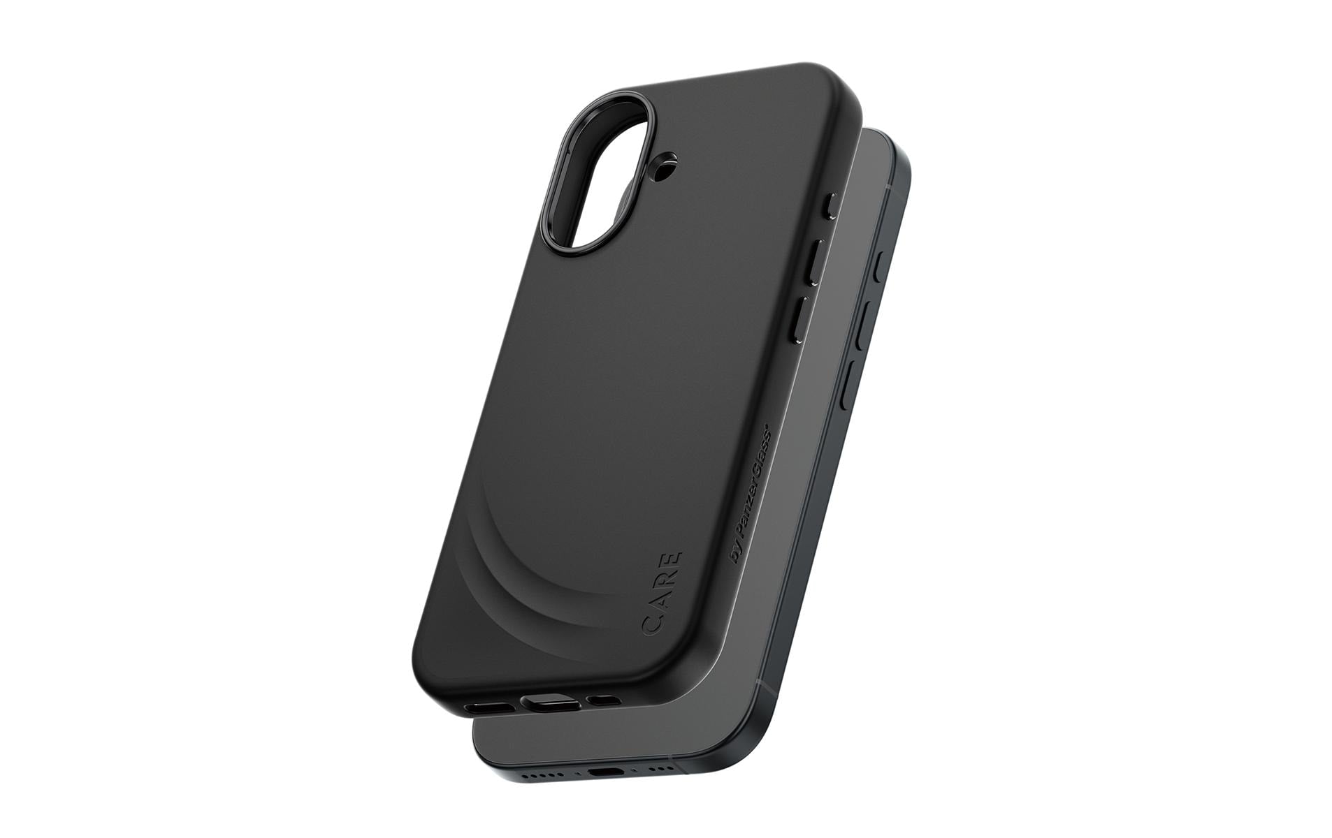 PanzerGlass Backcover FLOW – für Apple iPhone 17 – schwarz – Silikon – MagSafe-kompatibel, stossfest