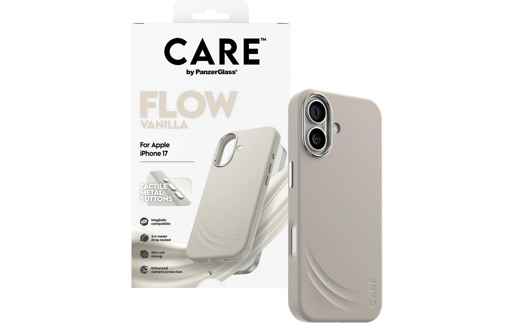 PanzerGlass Backcover – für Apple iPhone 17 – gelb – Silikon – MagSafe-kompatibel