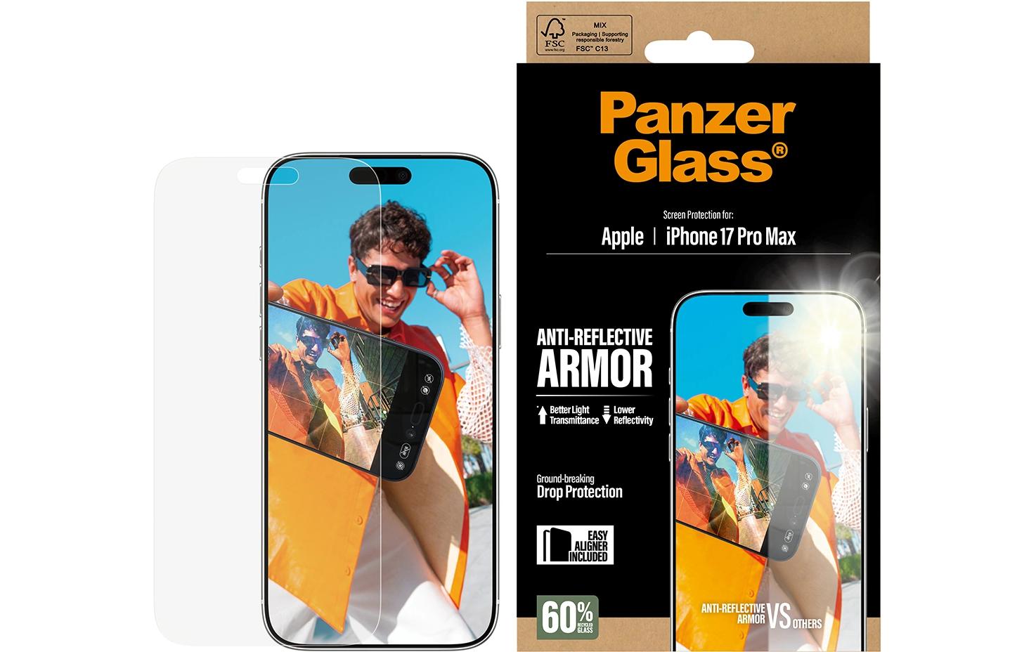 PanzerGlass Backcover – für Apple iPhone 17 Pro Max – kratzfest