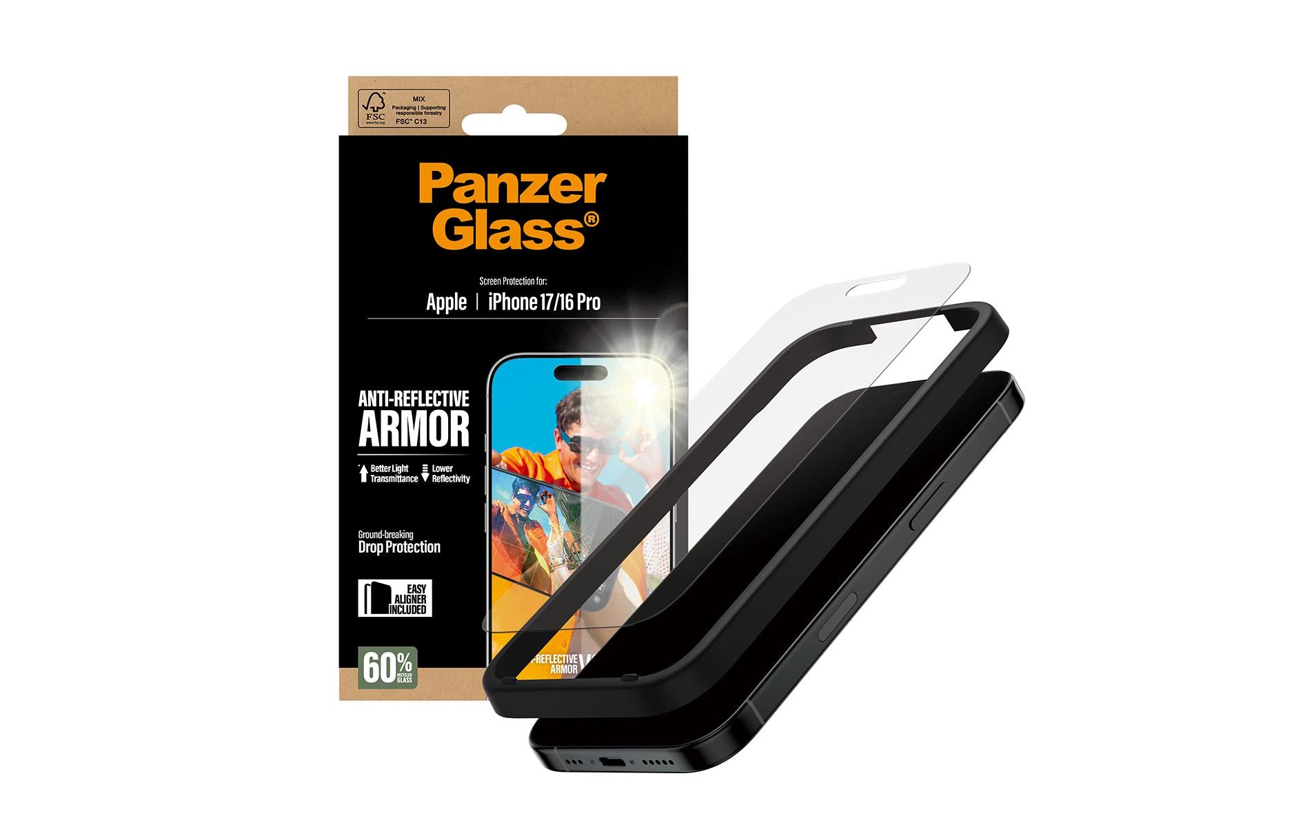 PanzerGlass Anti-Reflektierende Schutzfolie – für Apple iPhone 17