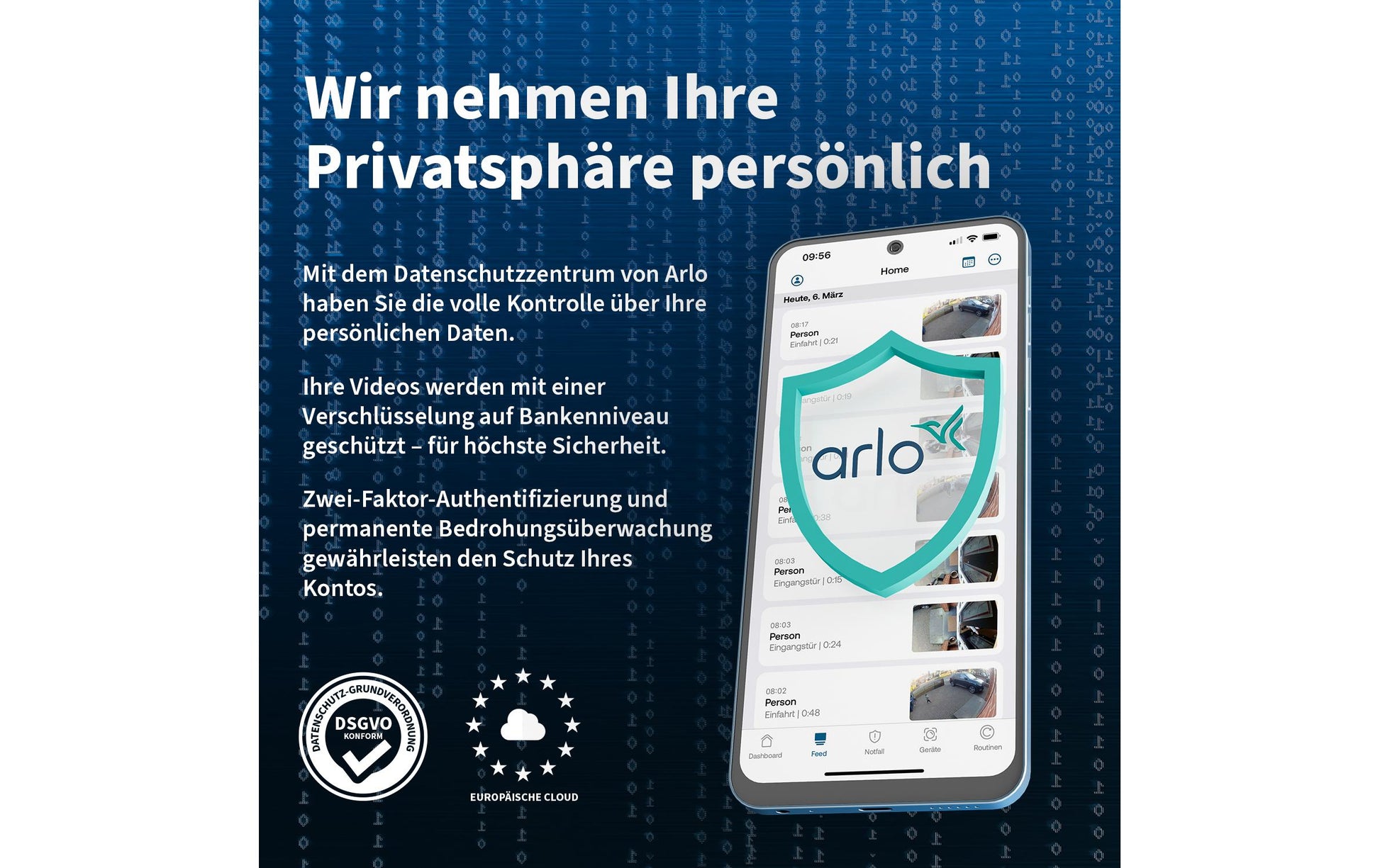 Arlo VMC2283 Netzwerkkamera – 2 MP, Full HD (1920×1080), IP65, Weiss