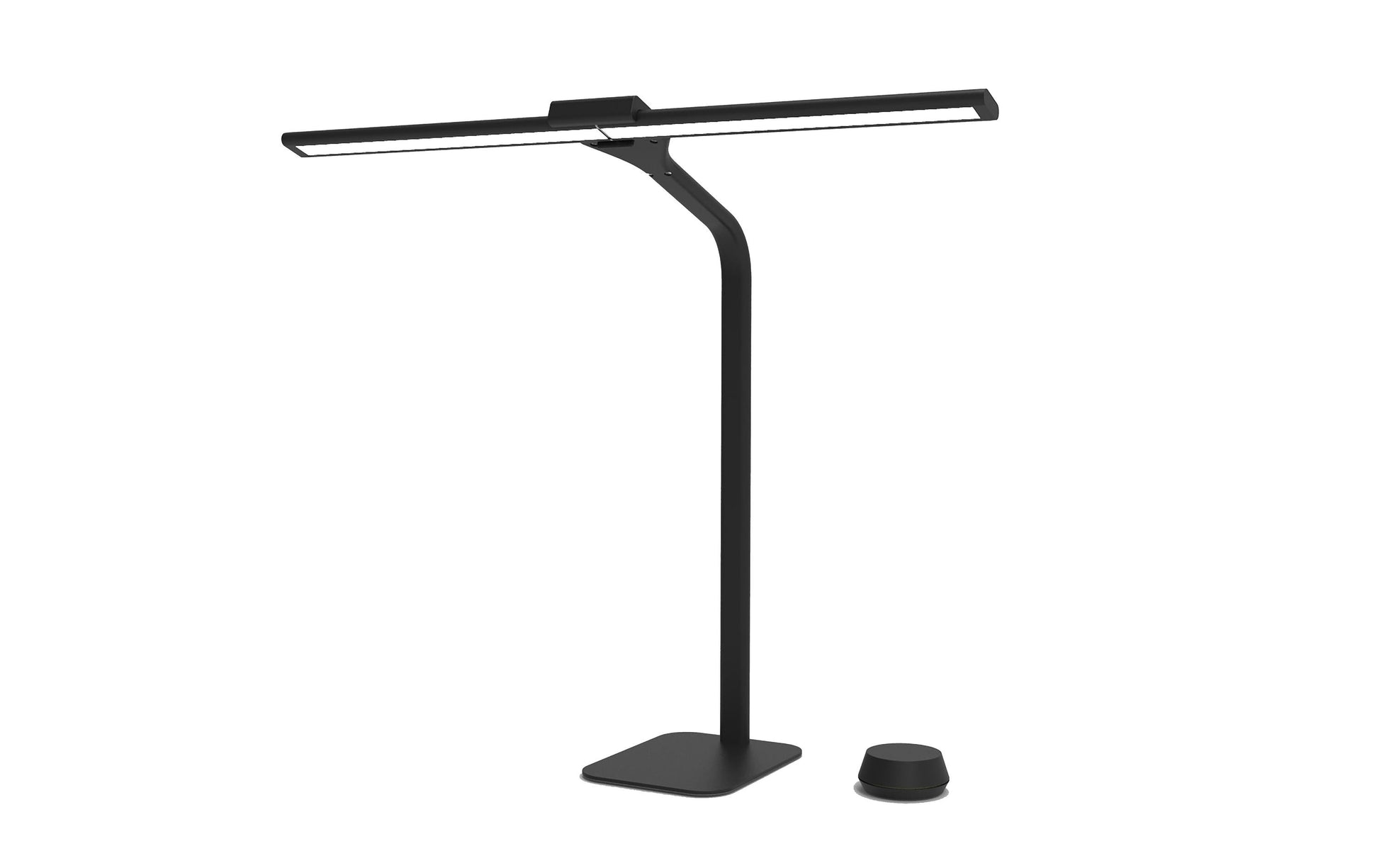 Unilux STRATA BASE Tischleuchte mit Standfuss – 2800–6300 K, 2235 lm, schwarz