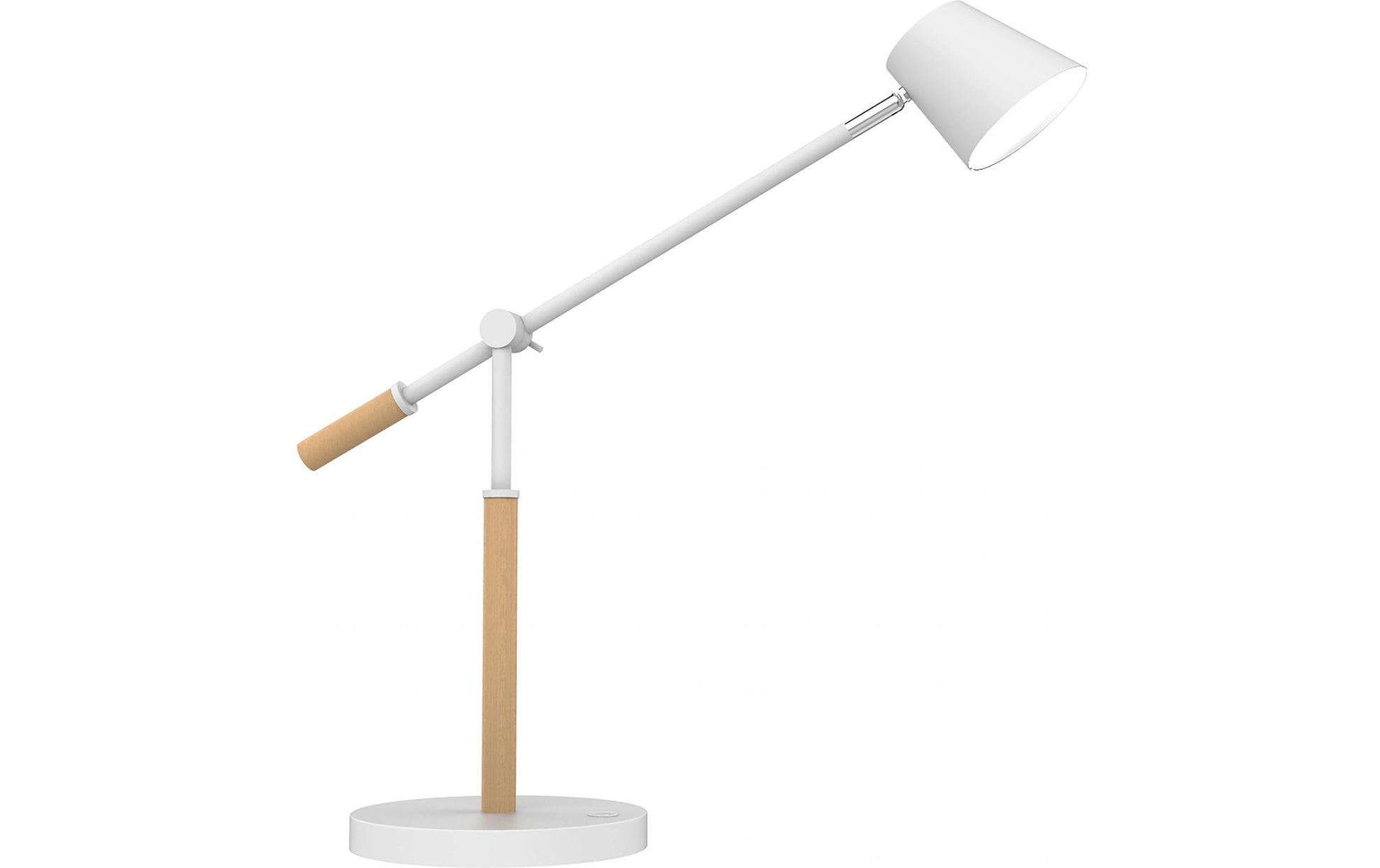 Unilux Tischleuchte Vicky – LED 11 W, 900 lm, 3000 K, dimmbar, Neigungsverstellung – Buche/Weiss