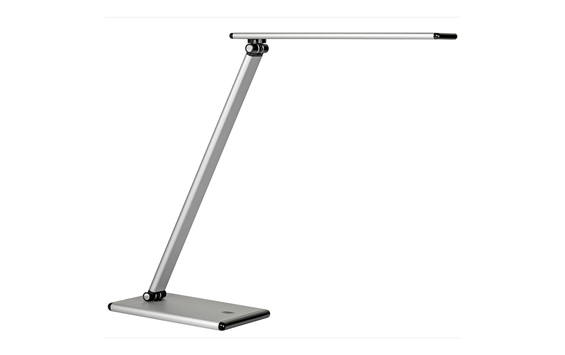 Unilux Tischleuchte – LED 5 W, 500 lm, 3500 K, dimmbar, Touch-Dimmer, schwenkbarer Spotkopf – Schwarz