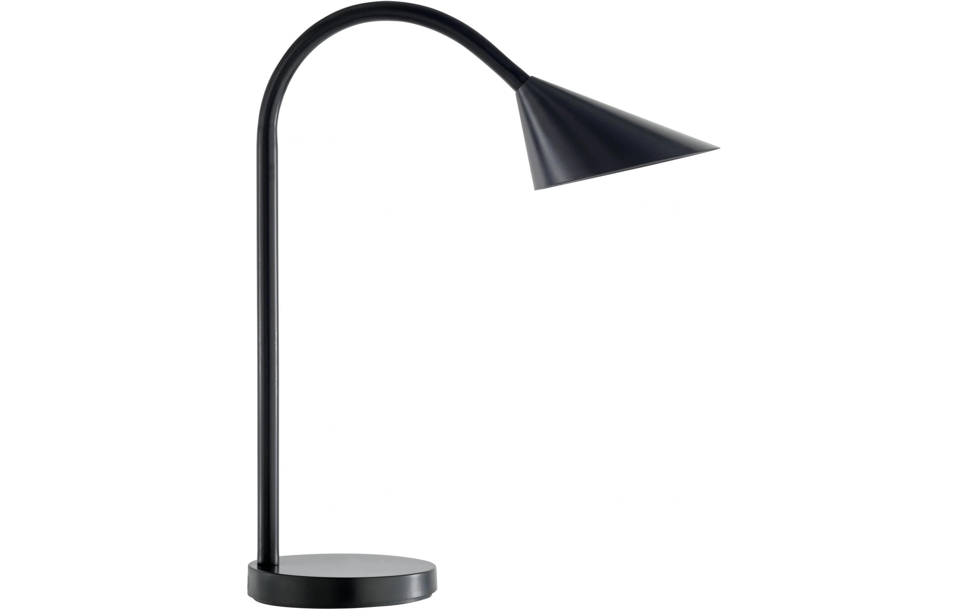 Unilux Tischleuchte SOL – LED 4 W, 500 lm, 3500 K, flexibler Arm – Schwarz