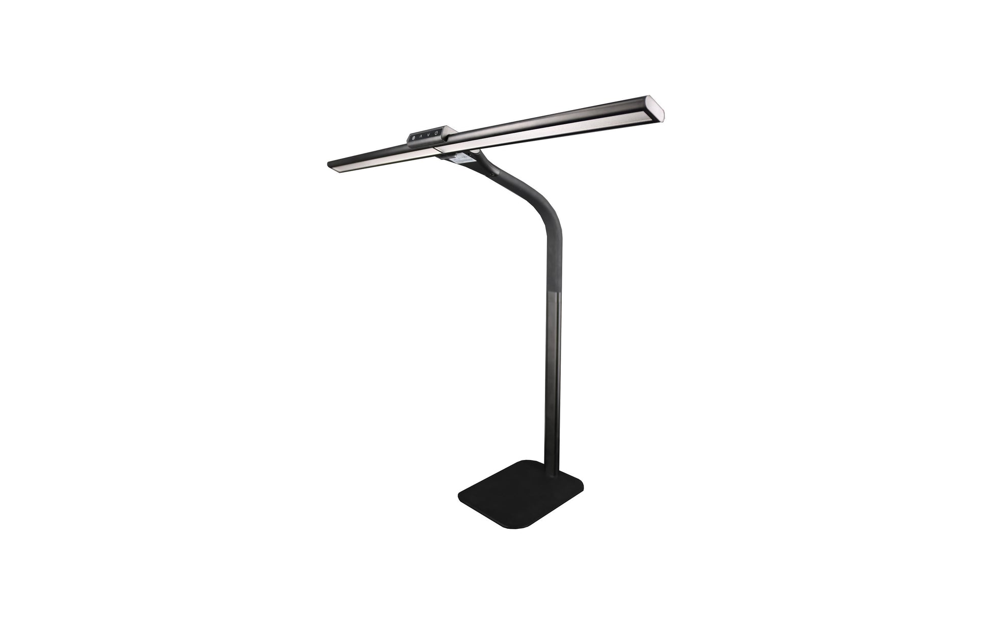 Unilux STRATA BASE Tischleuchte mit Standfuss – 2800–6300 K, 2235 lm, schwarz