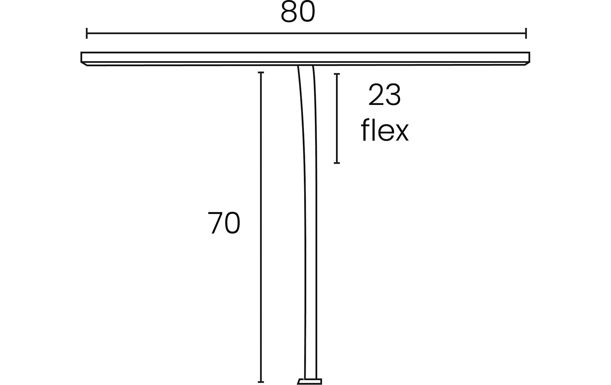 Unilux STRATA Tischleuchte mit Klemmfuss – 3000–6500 K, 2046 lm, weiss