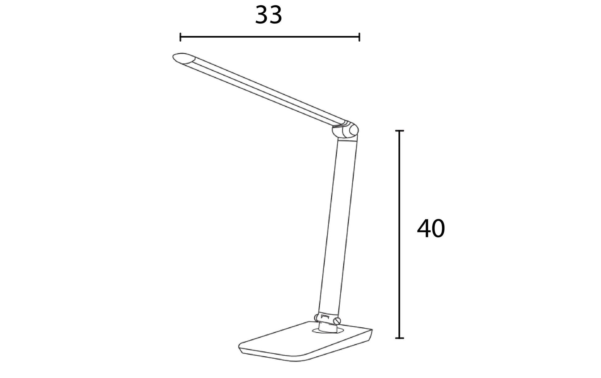 Unilux TWISTLED LED-Tischleuchte – 2700–6000 K, 1558 lm, 14 W, schwarz