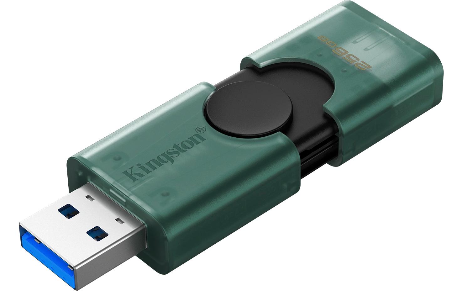 Kingston Technology Kingston DataTraveler Duo G2 USB-Stick – 256 GB, USB-A, USB-C, USB 3.2 Gen 1, Dual-Anschluss