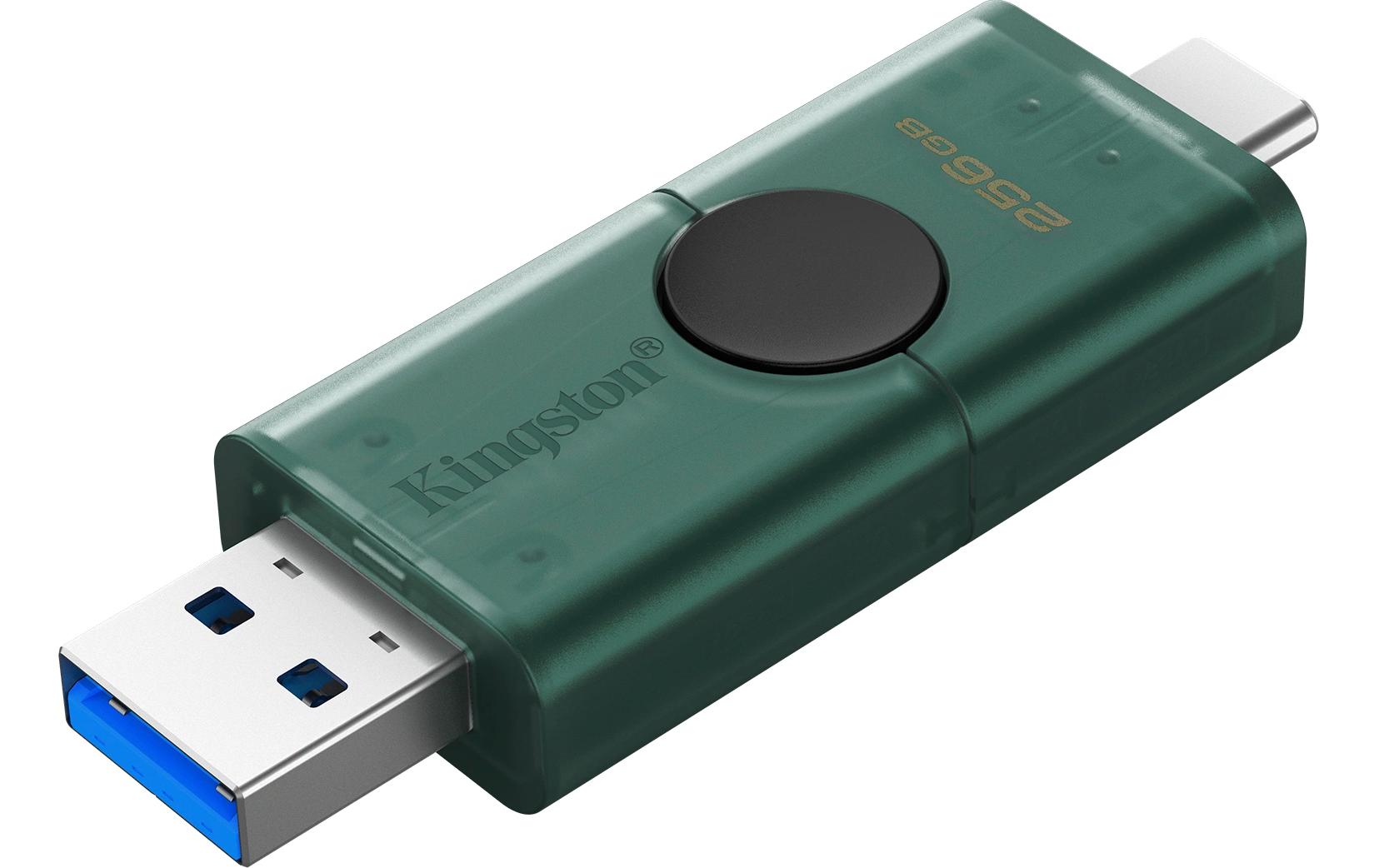 Kingston Technology Kingston DataTraveler Duo G2 USB-Stick – 256 GB, USB-A, USB-C, USB 3.2 Gen 1, Dual-Anschluss