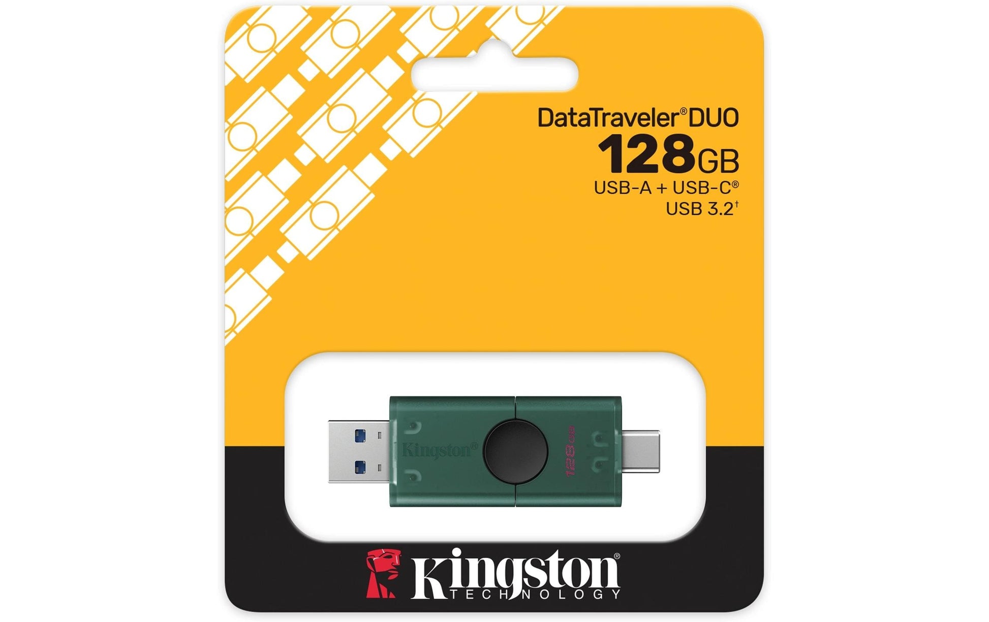 Kingston Technology Kingston DataTraveler Duo G2 USB-Stick – 128 GB, USB 3.2 Gen 1 (USB-A, USB-C)